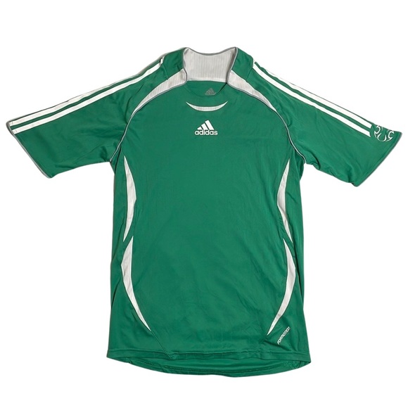 adidas Shirts Vintage Adidas Green Soccer Training Jersey Poshmark